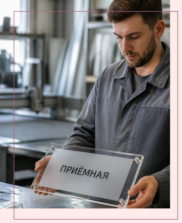 Таблички из оргстекла на заказ в Кандалакше от 3940 р. | Аванза-Кнд